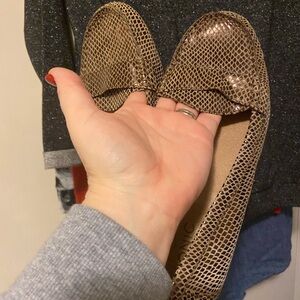 Vionic Brown Textured Loafers